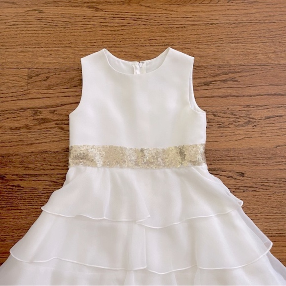 US Angels Organza Multilayer Ruffle Dress - Picture 9 of 14